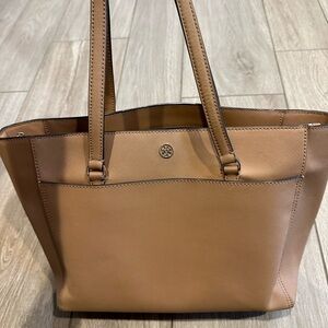 Tory Burch Brown Leather Tote